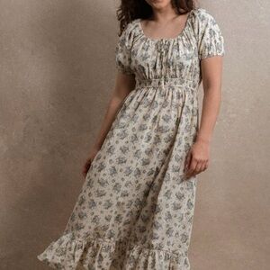 Neuflora Spring Hill Floral Cream Dress